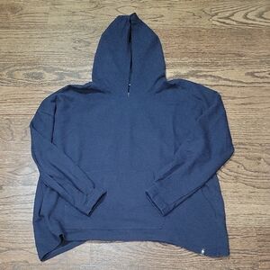 SMARTWOOL Navy Blue Pullover Hoodie